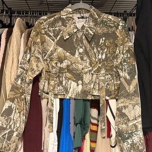 Fashion Nova Forest Utility Jacket